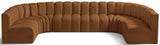 Arc Vegan Leather Modular Sofa - Elevate Your Space with Timeless Luxury and Versatile Design