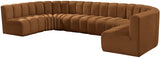 Arc Vegan Leather Modular Sofa - Elevate Your Space with Timeless Luxury and Versatile Design