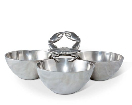 Crab 3-Bowl Bowl