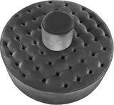 Banquet Contemporary Round Ottoman/Bench - Chic Velvet Accent for Stylish Seating & Relaxation