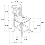 Lavon 5-piece Oval Counter Height Extension Dining Set - Light Chestnut