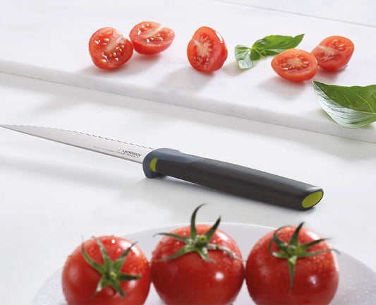 Elevate™ 4½" Green Serrated Knife