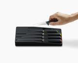 Elevate™ Store 5-piece Multicolour Knife Set with In-drawer Storage Tray
