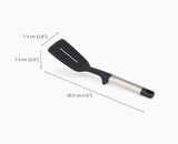Elevate™ Stainless-steel Silicone Slotted Turner