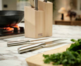 Elevate™ Fusion 5-piece Knife & Scissor Set with Beechwood Block