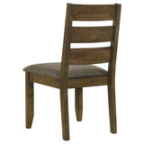 Alston 6-Piece Rectangular Dining Table Set Knotty Nutmeg