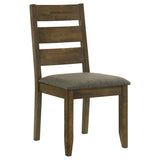 Alston 7-Piece Rectangular Dining Table Set Knotty Nutmeg