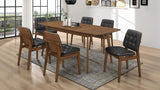 Redbridge Rectangular 7-Piece Dining Set – Natural Walnut