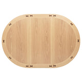Lavon Oval 60-inch Wood Extension Leaf Dining Table Light Oak