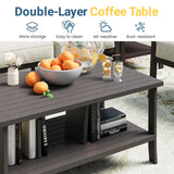 2 Piece Patio Conversation Set with Coffee Table