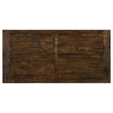 Coleman 5-Piece Rectangular Dining Set – Rustic Golden Brown