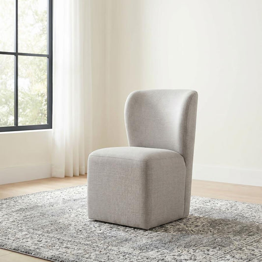 Jaelynn Upholstered Parsons Dining Side Chair - Beige (Set of 2)