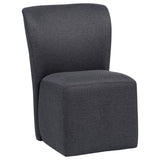 Jaelynn Upholstered Parsons Dining Side Chair - Charcoal (Set of 2)