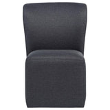 Jaelynn Upholstered Parsons Dining Side Chair - Charcoal (Set of 2)