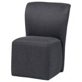 Jaelynn Upholstered Parsons Dining Side Chair - Charcoal (Set of 2)