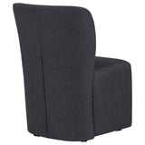 Jaelynn Upholstered Parsons Dining Side Chair - Charcoal (Set of 2)
