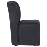 Jaelynn Upholstered Parsons Dining Side Chair - Charcoal (Set of 2)