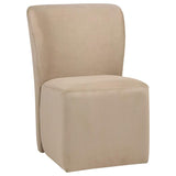 Jaelynn Upholstered Parsons Dining Side Chair - Tan (Set of 2)