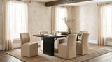 Jaelynn Upholstered Parsons Dining Side Chair - Tan (Set of 2)