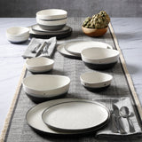 Gibson Elite Rhinebeck 16-Piece Double Bowl Reactive Stoneware Dinnerware Set
