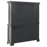 Cresswell 2-Door 3-Drawer Buffet and Hutch – Weathered Taupe