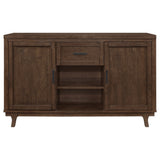 Reynolds 2-door Sideboard Buffet Storage Cabinet Brown Oak