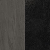 Lavon Wood Dining Side Chair Black and Medium Grey (Set of 2)