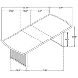 Brookmead 5-piece Extension Leaf Dining Table Set Black