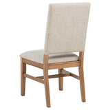 Middleton 7-Piece Extension Leaf Dining Set Brown and Beige