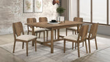 Crestmore 7-Piece Rectangular Dining Table Set – Walnut