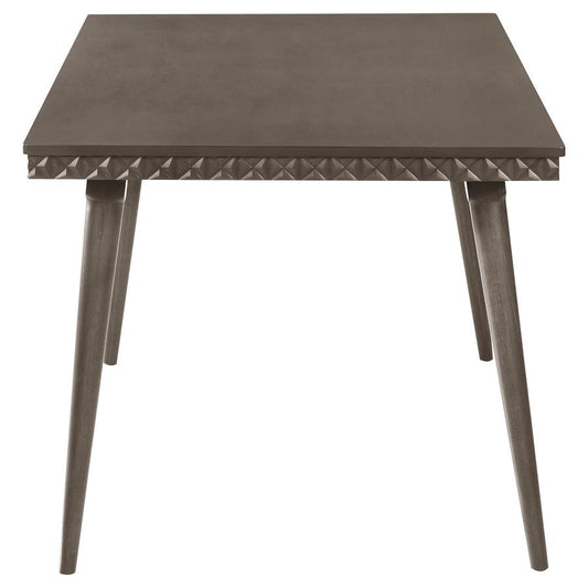 Onslow 59-Inch Rectangular Wood Dining Table Dark Brown