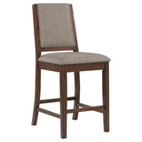 Patterson 7-Piece Counter Height Dining Set Mango Oak