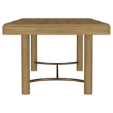 Arini 5-Piece Extension Leaf Dining Table Set Sand Wash and Black