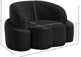 Principessa Boucle Fabric Chair