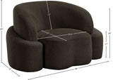 Principessa Boucle Fabric Chair