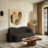Principessa Boucle Fabric Loveseat