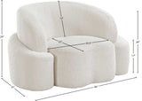 Principessa Boucle Fabric Chair