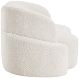 Principessa Boucle Fabric Loveseat