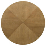 Danvers 5-Piece Dining Table Set Brown Oak and Latte
