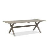 PURPLE LEAF Outdoor Dining Table Sleek Aluminum Frame Modern Outdoor Table for Deck Backyard Dining Gatherings
