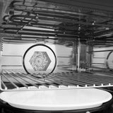 ZLINE 30” Convection Microwave, Black Stainless, Gold MWOZ-30-BS-G