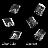 ZLINE 15" Touchstone Clear Cube Ice Maker Drain Pump Panel Ready Door Black Matte Door ICCDPZ-15-MB