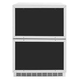 ZLINE 24" Touchstone 168 Can Outdoor-Rated Dual Refrigerator Drawer, Panel Ready Gold, RDSPOZ-24-G