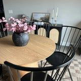 Saigong 42" Oak Round Dining Table
