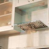 CIARRA Professional Series 34 inch Built-In Range Hood Insert with 4-Speed Levels and Smart Control | CAS34927A-OW