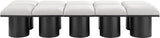 Pavilion - 10 Piece Modular Bench With Black Base