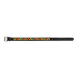Jabulani Beaded Leather 22" Dog Collar - Pop Art