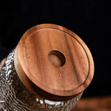 Glass Storage Jar with Acacia Wooden Lid