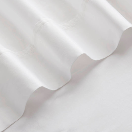 Premium Egyptian Cotton Sateen Sheet Set, White