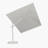 PURPLE LEAF White Outdoor Umbrella Left-Right Tilting Patio Cantilever Umbrella
